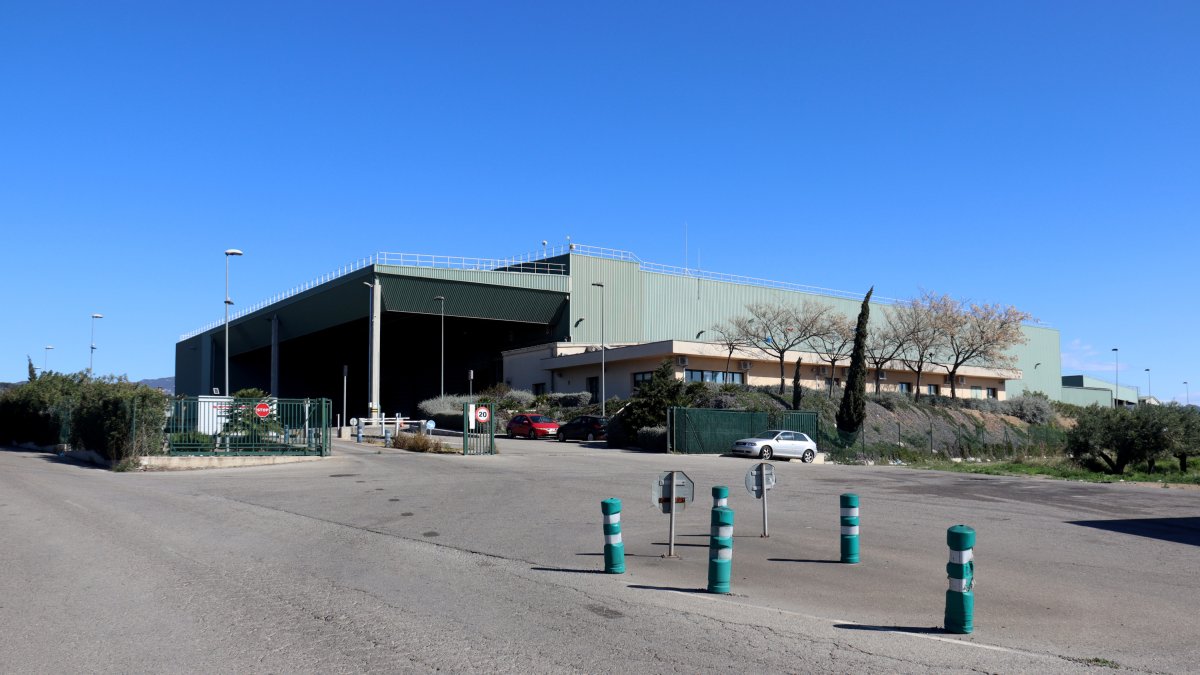 La planta de compostatge de Secomsa a Botarell.