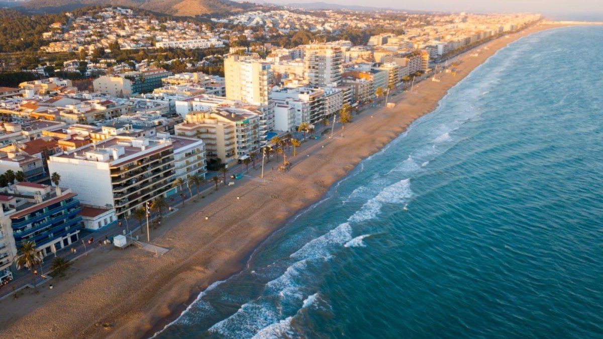 Imagen de la playa de Calafell.