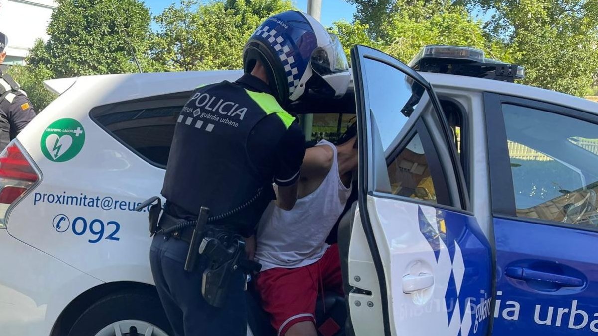 Imagen del detenido en Reus.