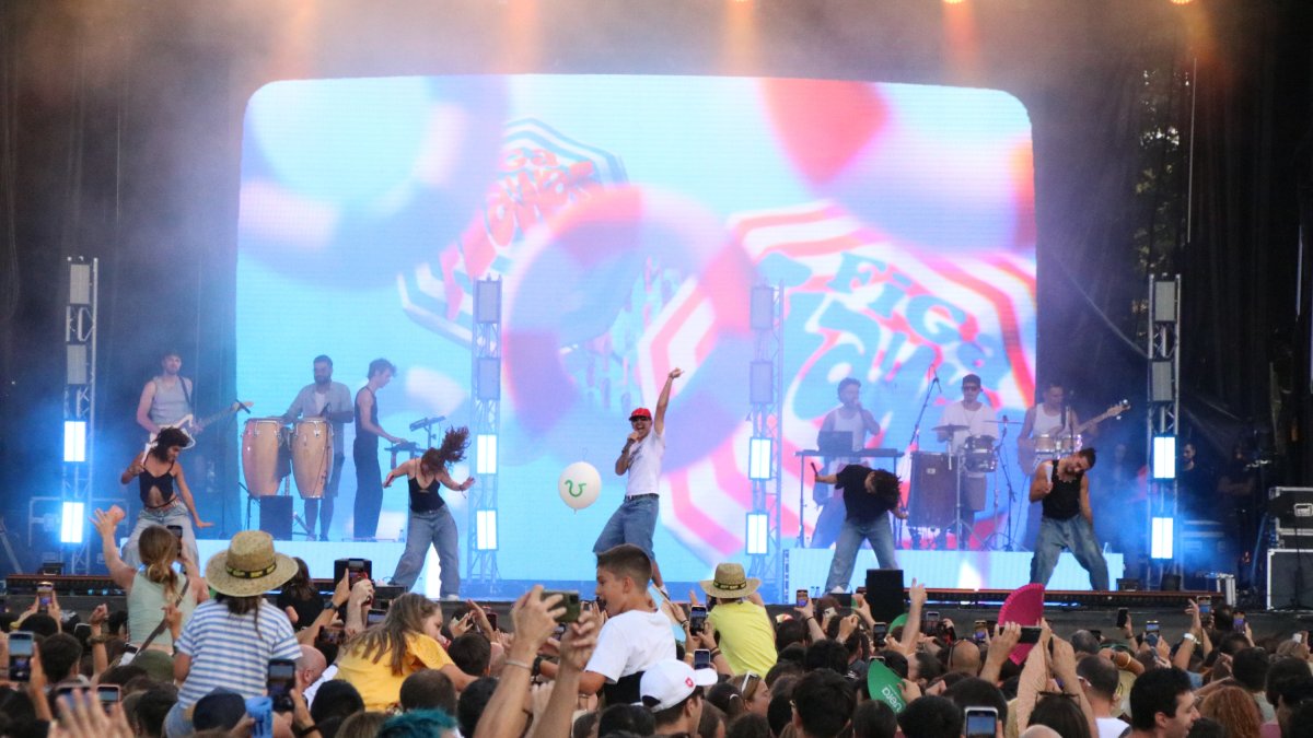 Imagen de los Figa Flawas en el Ampurdán Music Festival de la Episcopal del Ampurdán