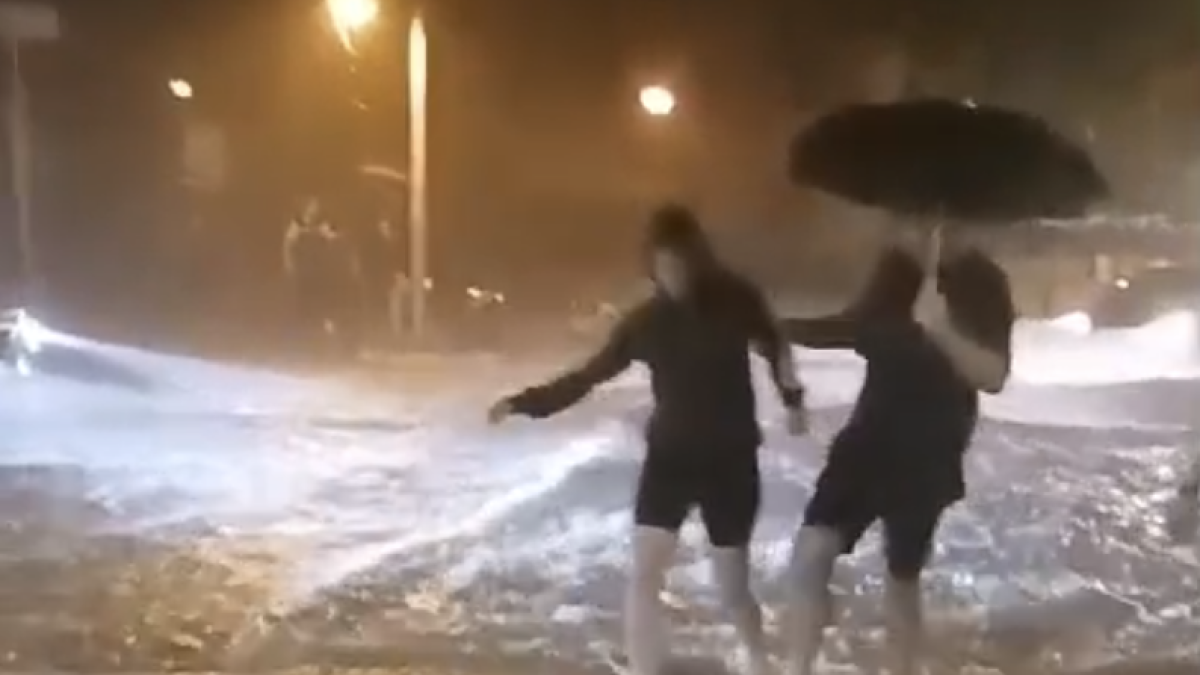 Tromba de agua.