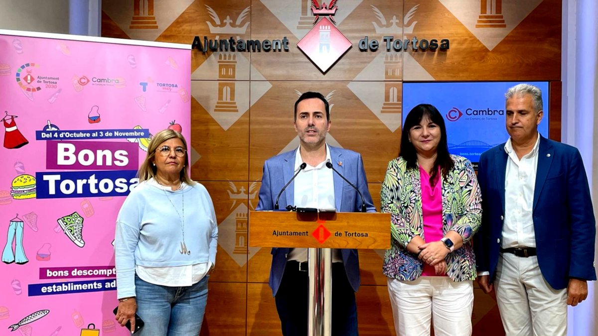 Presentació de la campanya de Bons Tortosa 2024.