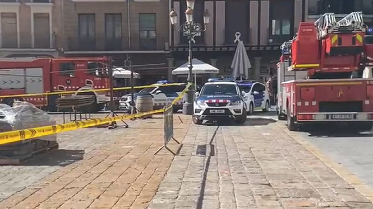 Bombers plaça Mercadal Reus