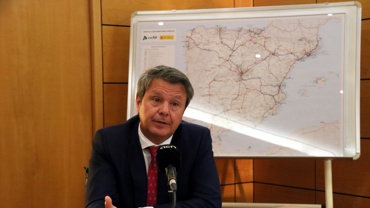 El secretario de Estado de Transportes, José Antonio Santano, en una entrevista a la ACN.