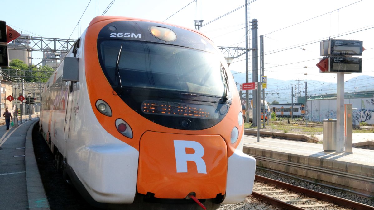 Locomotora d'un Rodalies.