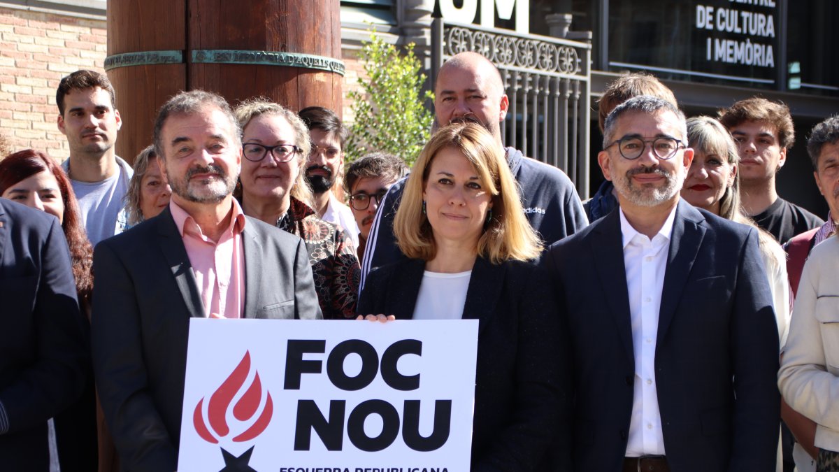 Alfred Bosch, Helena Solà y Gabriel Fernàndez.