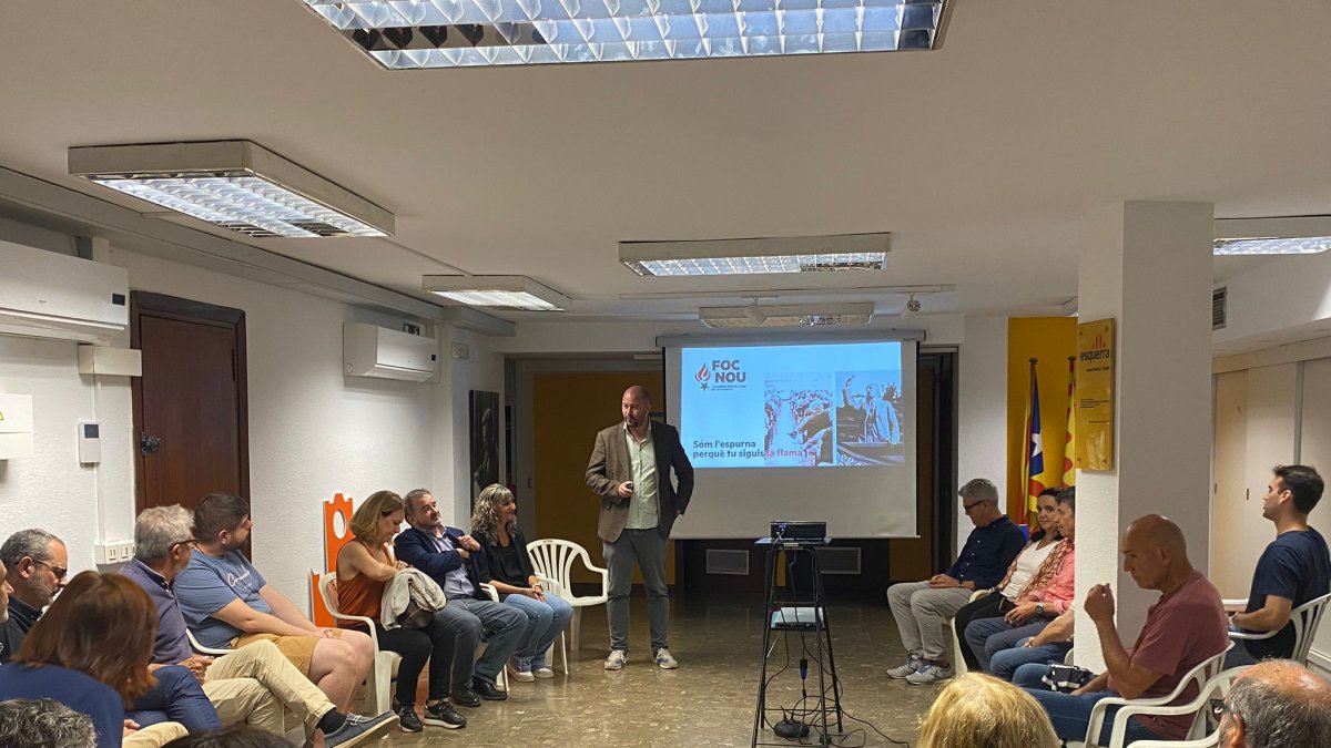 Reunió amb la militància tarragonina d'ERC