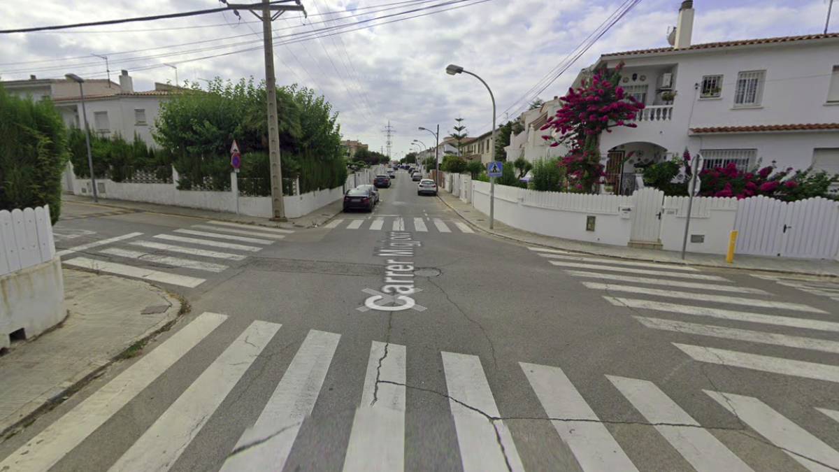 Imagen del cruce donde se ha producido el accidente.