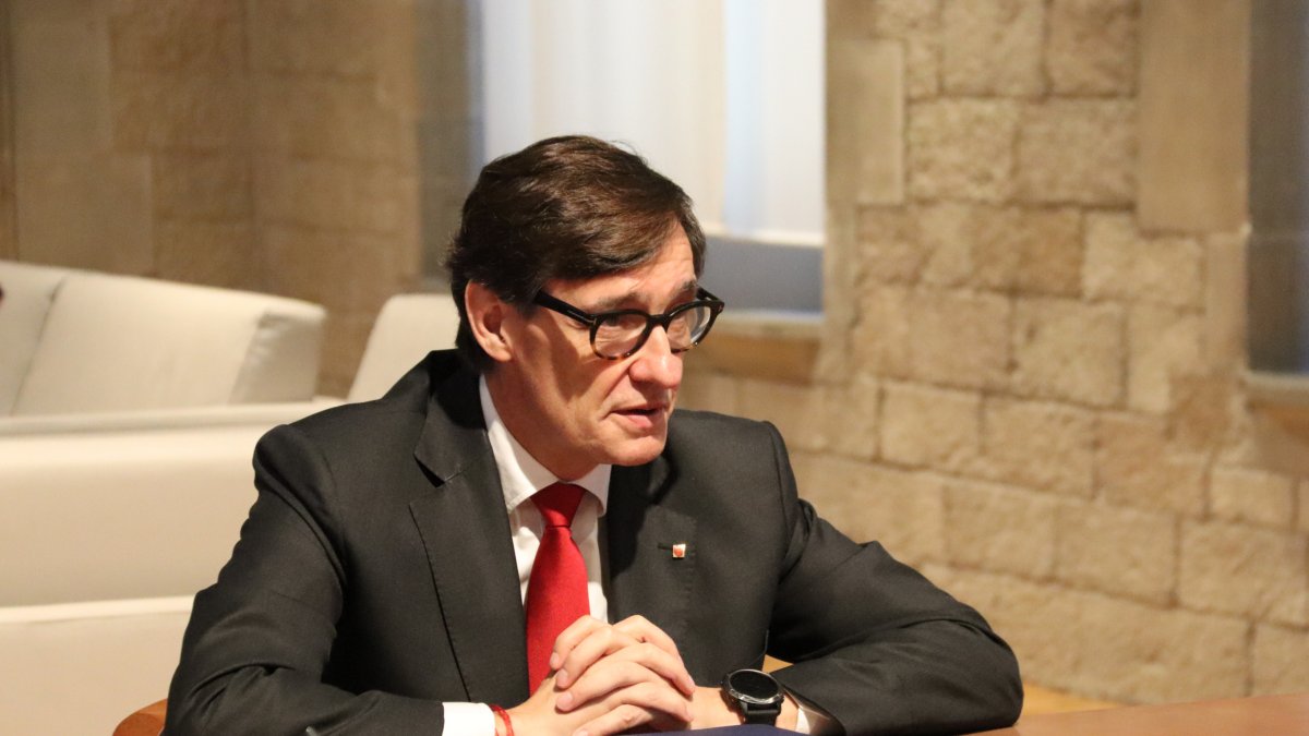 Imatge d’arxiu del president de la Generalitat, Salvador Illa