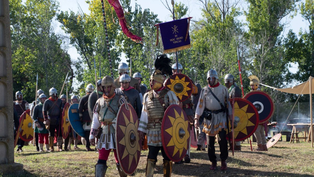 Un instant del festival al conjunt romà de Centelles.