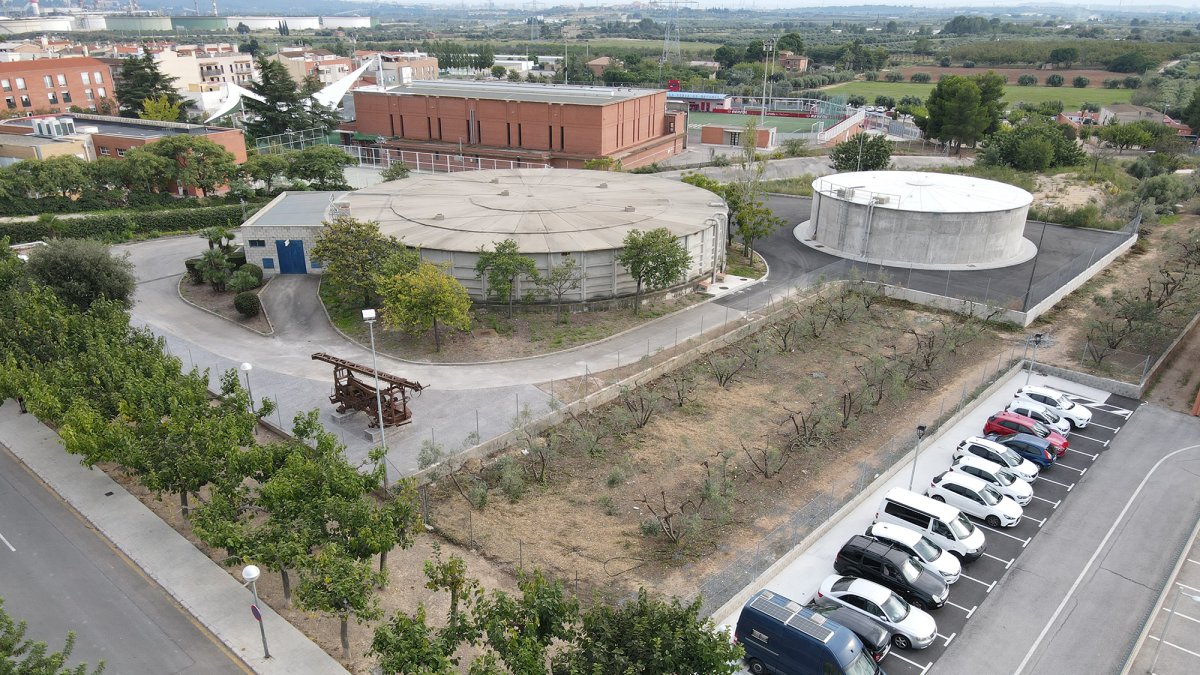 Inauguració del nou dipòsit de la Pobla.
