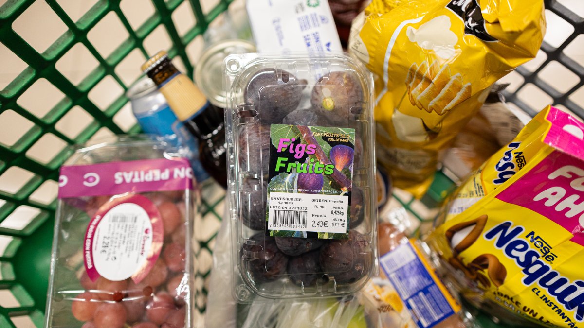 Imatge de figues en un supermercat de Mercadona.