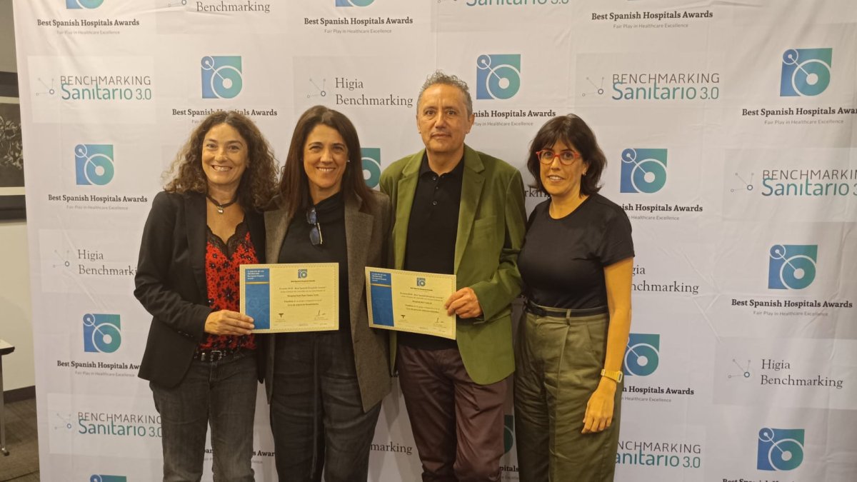 Representants de l'Hospital de Santa Tecla i de l'Hospital del Vendrell.