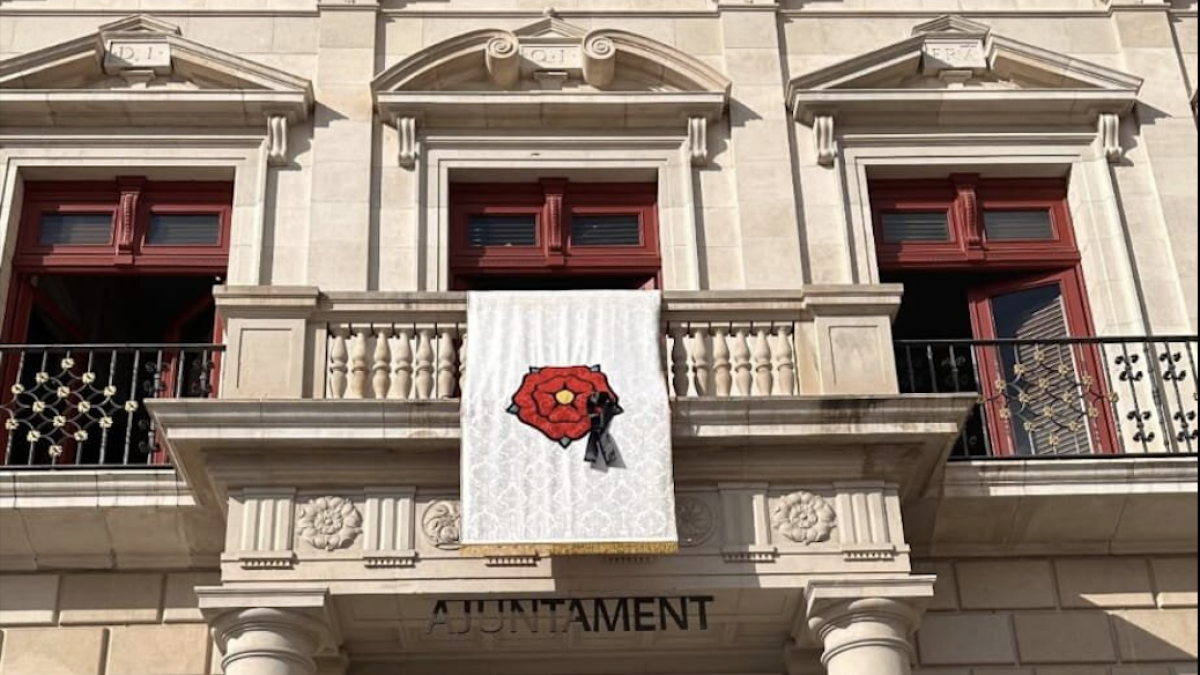 Imatge del reconeixement fet a Josep Francesc Llevat.