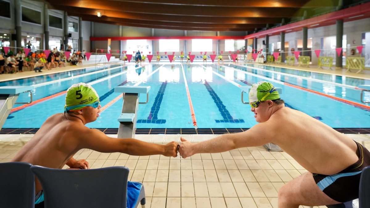 Imagen de una de las competiciones del Meeting Special Olympics 2024