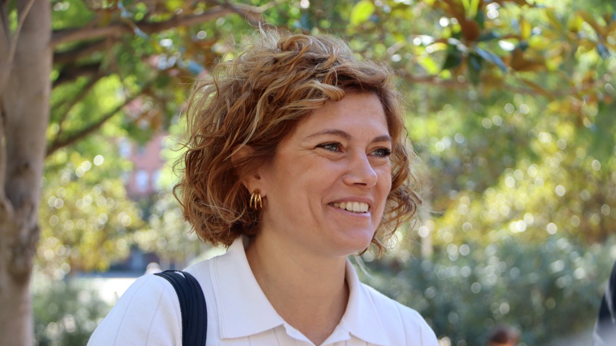 Imagen de archivo de la candidata a secretaria general de ERC, Elisenda Alamany