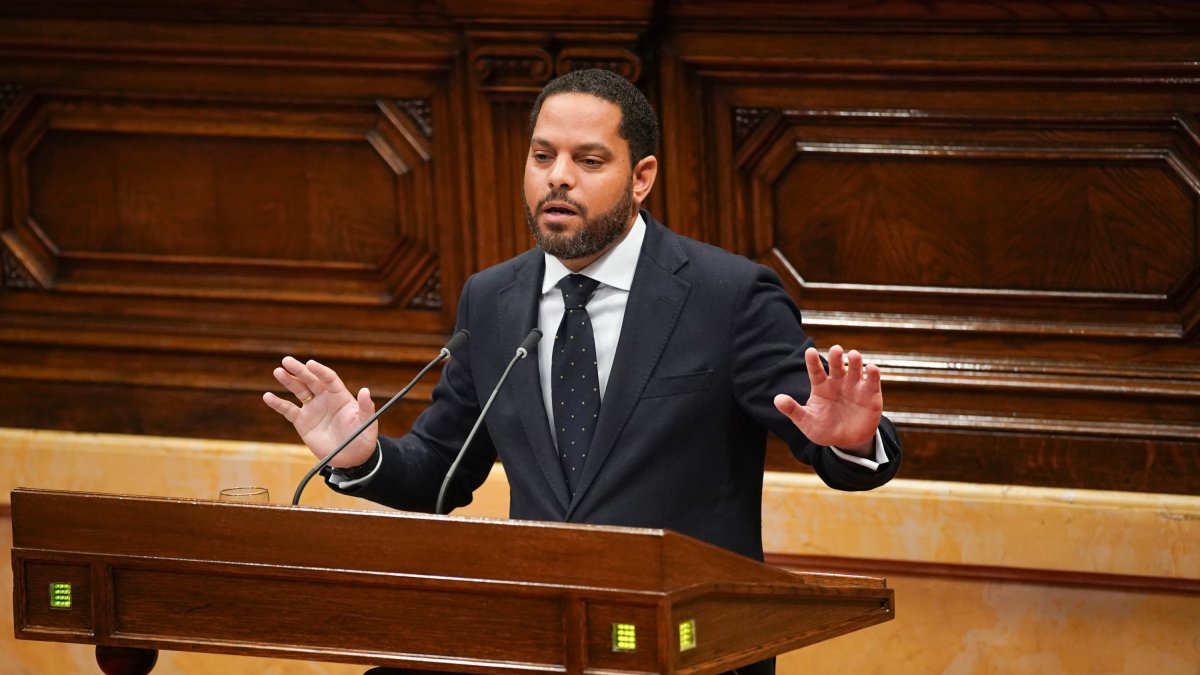Imatge d'arxiu del president del grup de Vox al Parlament, Ignacio Garriga
