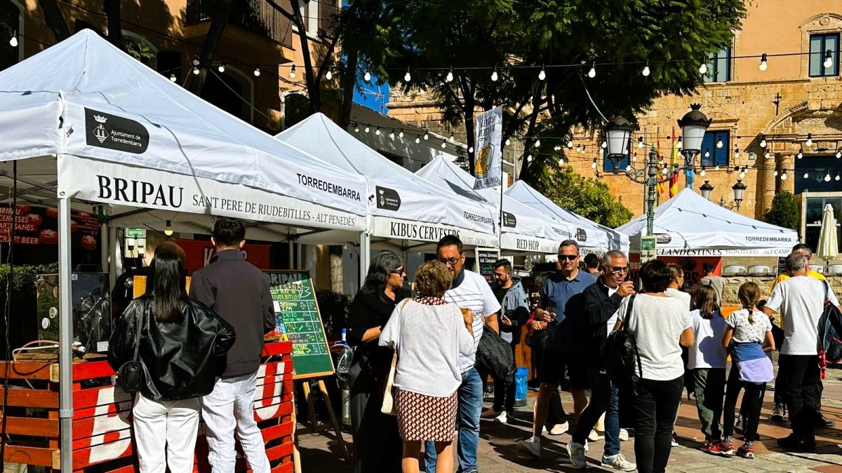 Imatge de la XIII Fira de la Cervesa Artesana de Torredembarra.