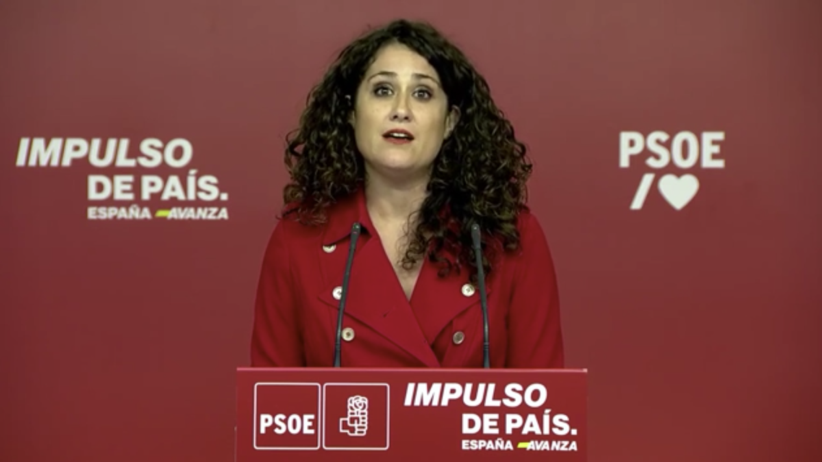 Enma López anuncia una querella del PSOE contra el PP per injúries i calúmnies.