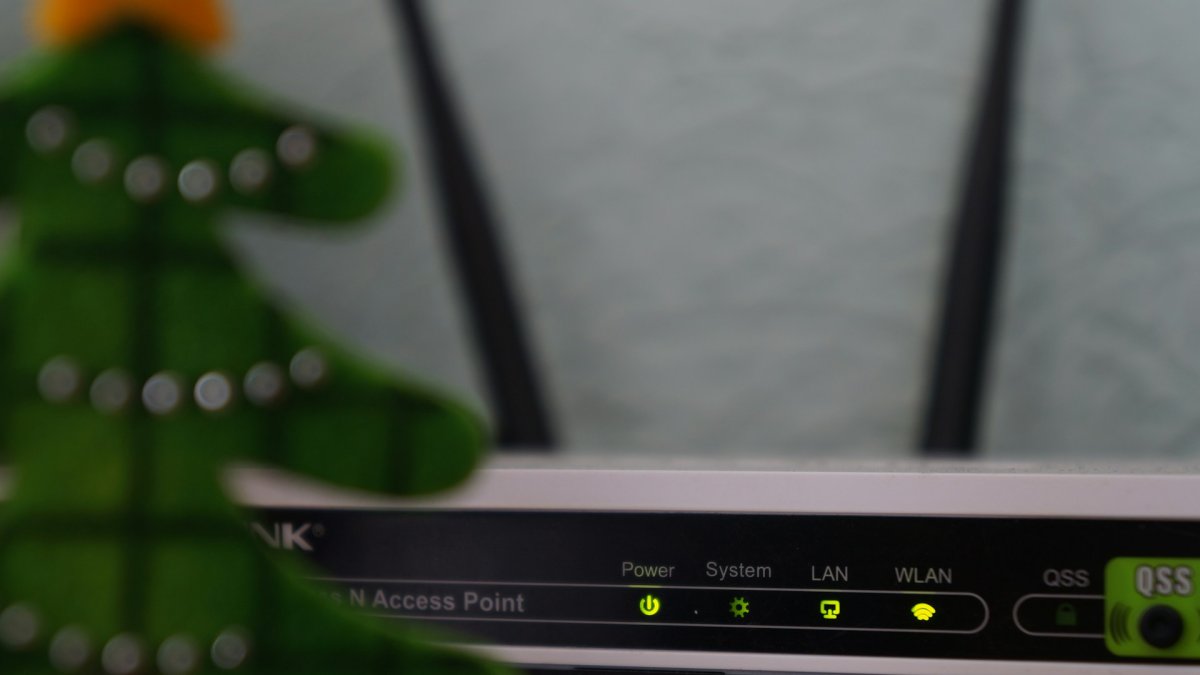 Imagen de archivo de un router.