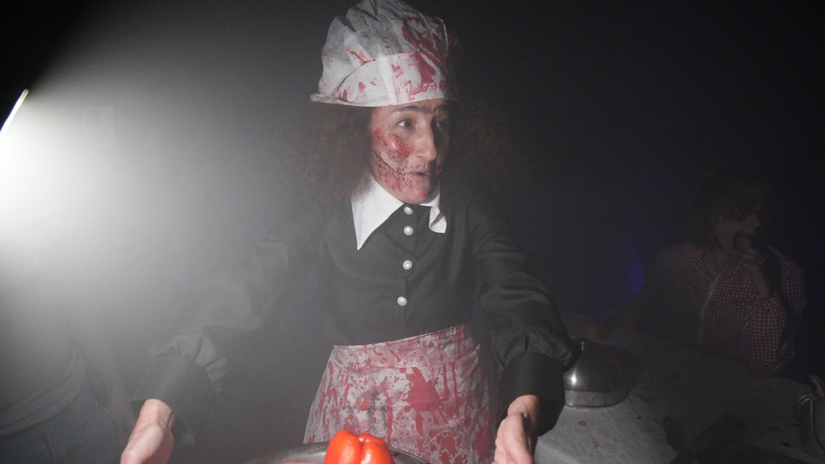 Una de les actrius de l’obra de teatre immersiu que es representarà a Salouween.