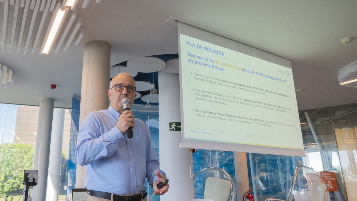 Los responsables del Plan de mejora del alcantarillado en Tarragona presentaron el proyecto ayer en la sede de Ematsa.