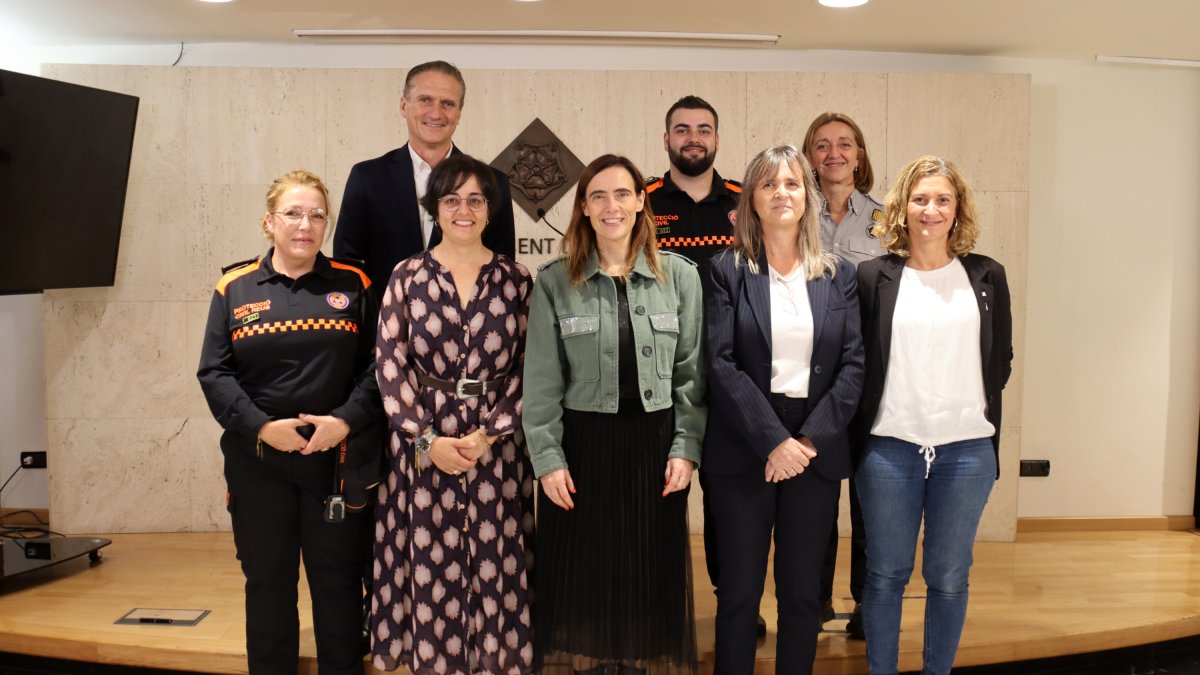 Presentación del acto del Día de la Protección Civil de Cataluña que se celebrará en Reus el sábado 26 de octubre.