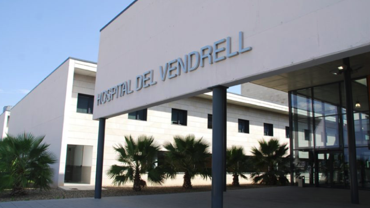 Fachada del hospital del Vendrell.