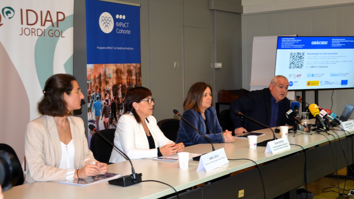 Imagen d ela presentación del estudio en Tarragona.