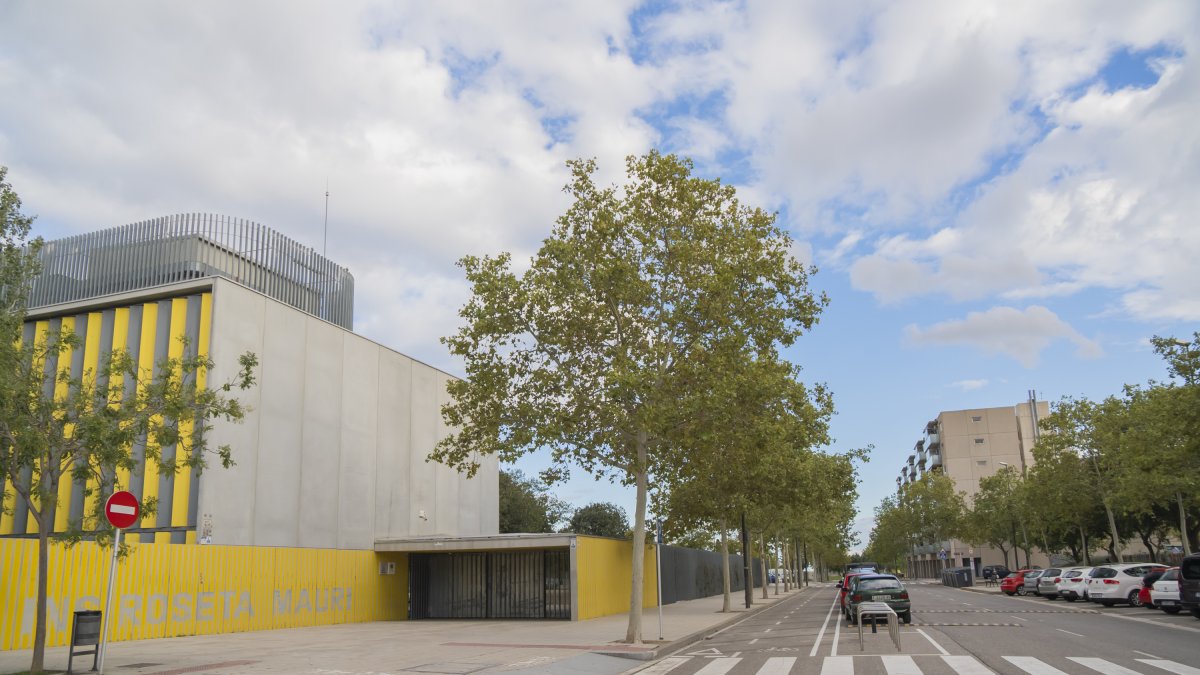 Fotografía de la calle Jaume Vidal i Alcover, lugar por donde está previsto que pase el tranvía.