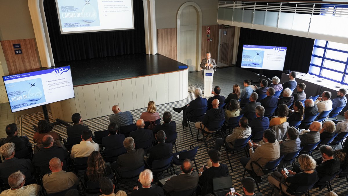 El president del Port de Tarragona, Saül Garreta, fa balanç dels dos anys de mandat al capdavant de l'organisme