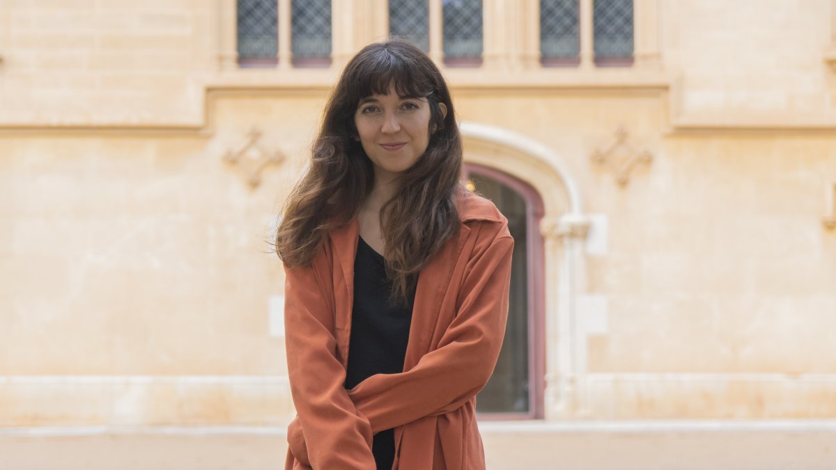 Alba Bresolí este lunes en el Castillo de Vila-seca.