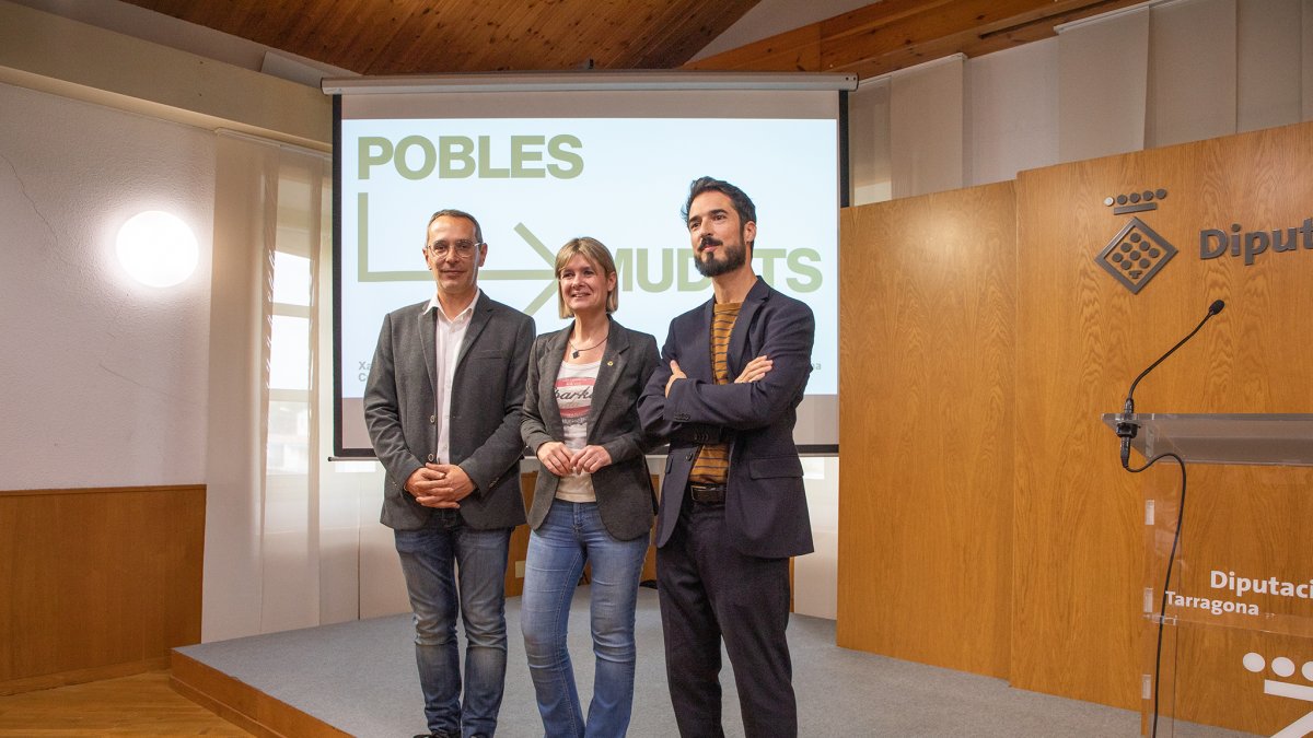 Presentación del proyecto 'Pobles mudats'.