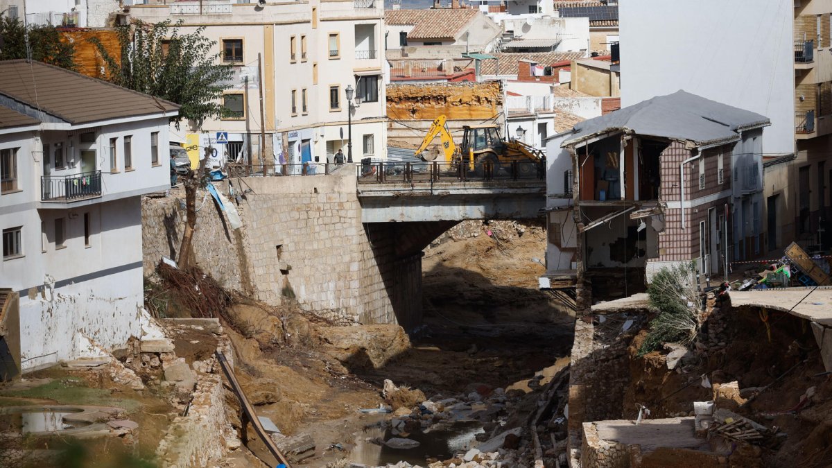 Fotografia de Chiva després de la dana.