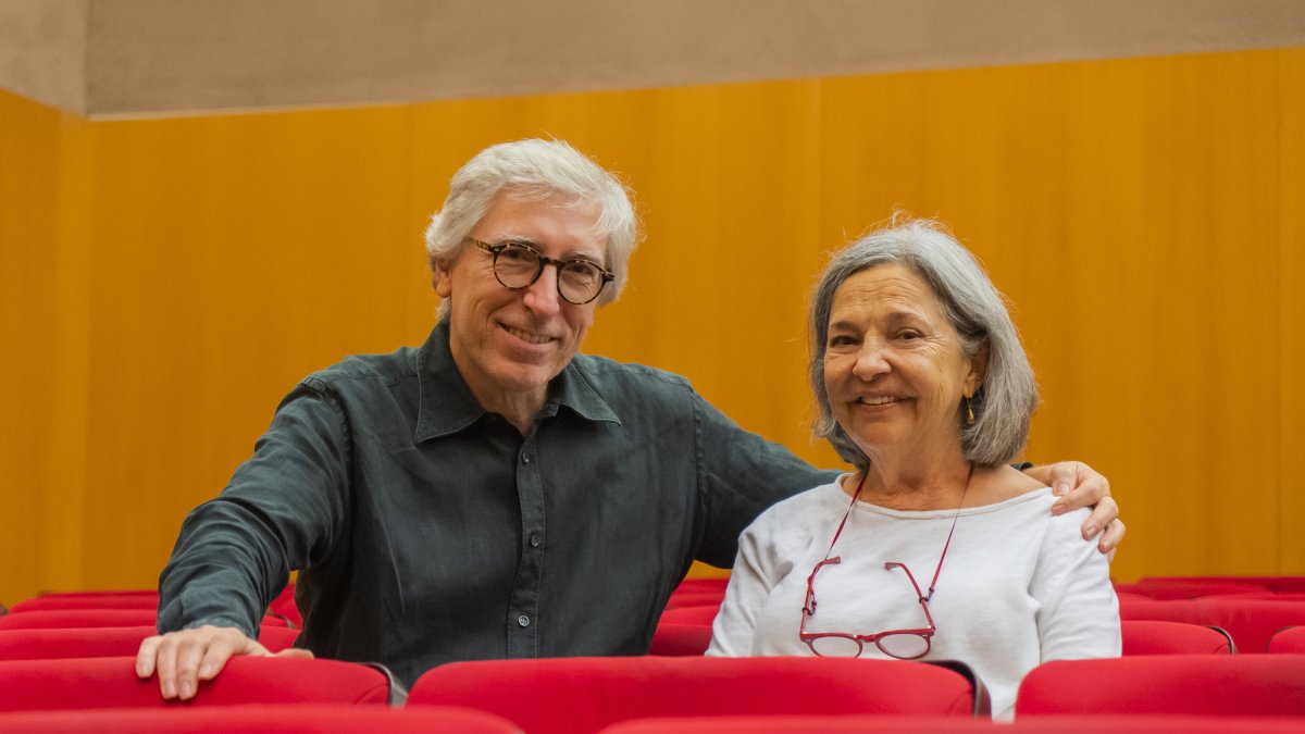 David Trueba y Cristina Huete en Tarragona.