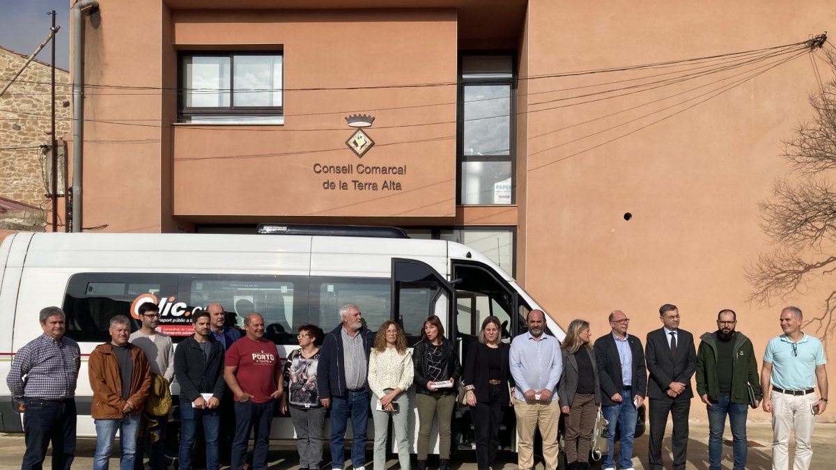 El servicio bajo demanda conecta Gandesa con los diferentes pueblos de la comarca a través de seis líneas de bus.