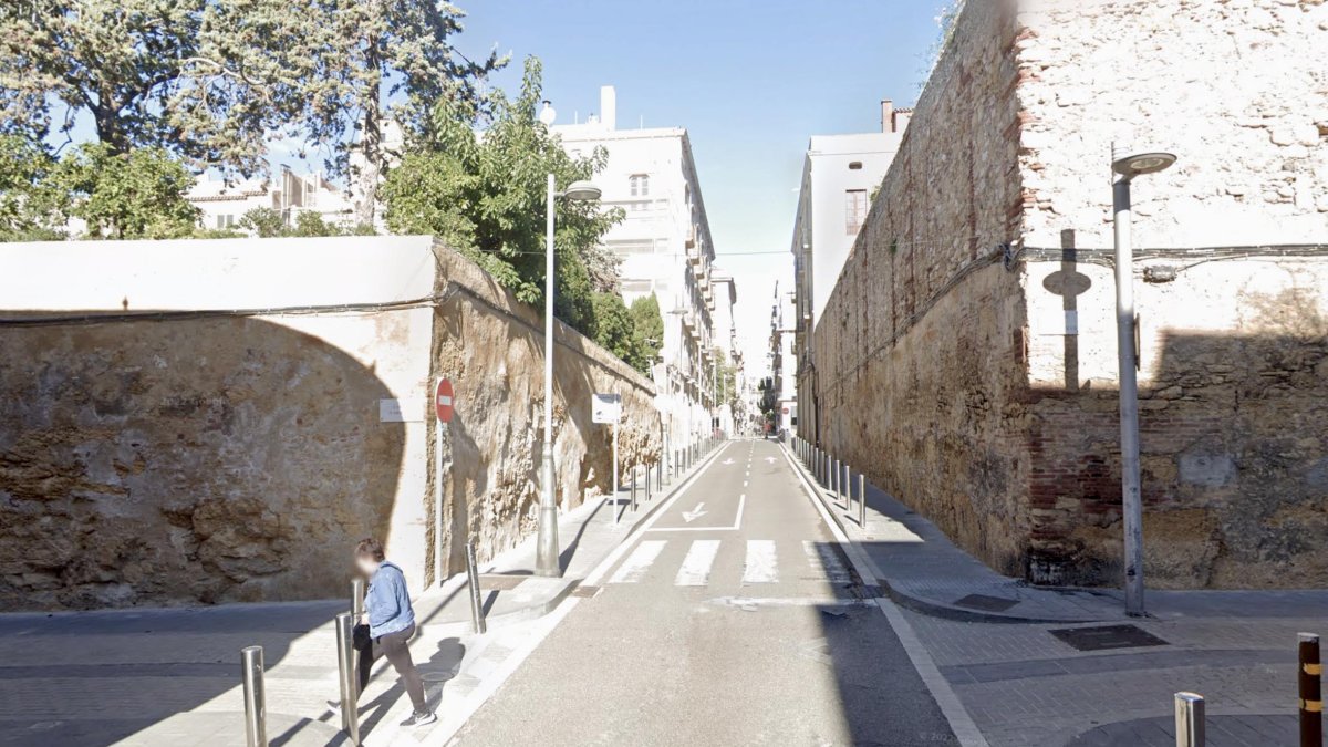 Imatge del carrer Adrià de Tarragona.