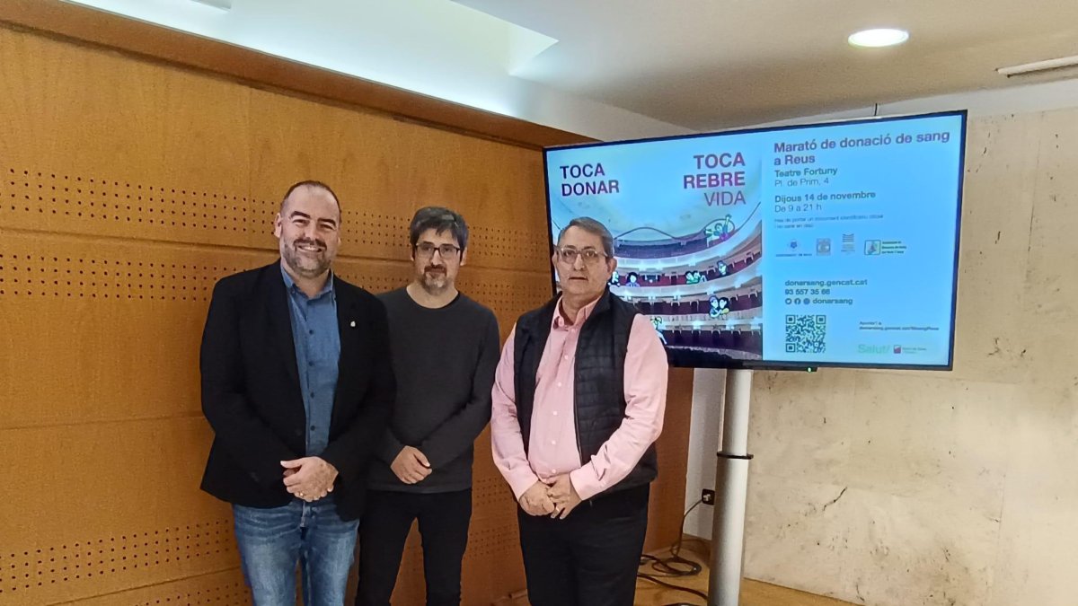 Presentació de la Marató de Sang.