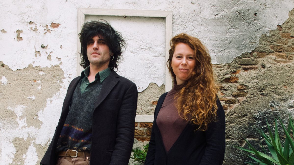 El músic Xarim Aresté i l’escriptora Gemma Ventura Farré.