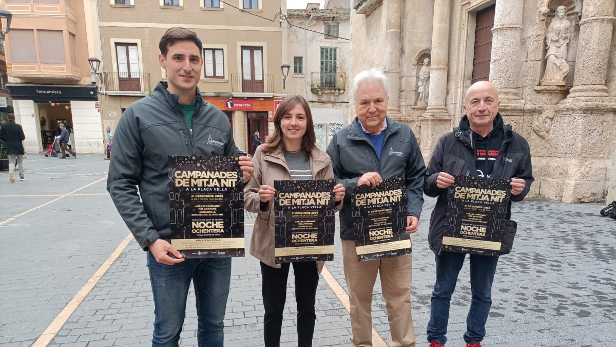 Imagen de la presentación de la Fiesta de Campanadas de medianoche del Vendrell.