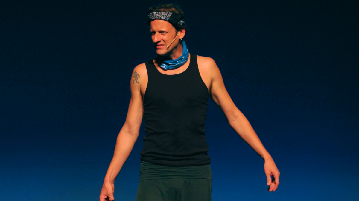 Edu Soto durant l’espectacle.