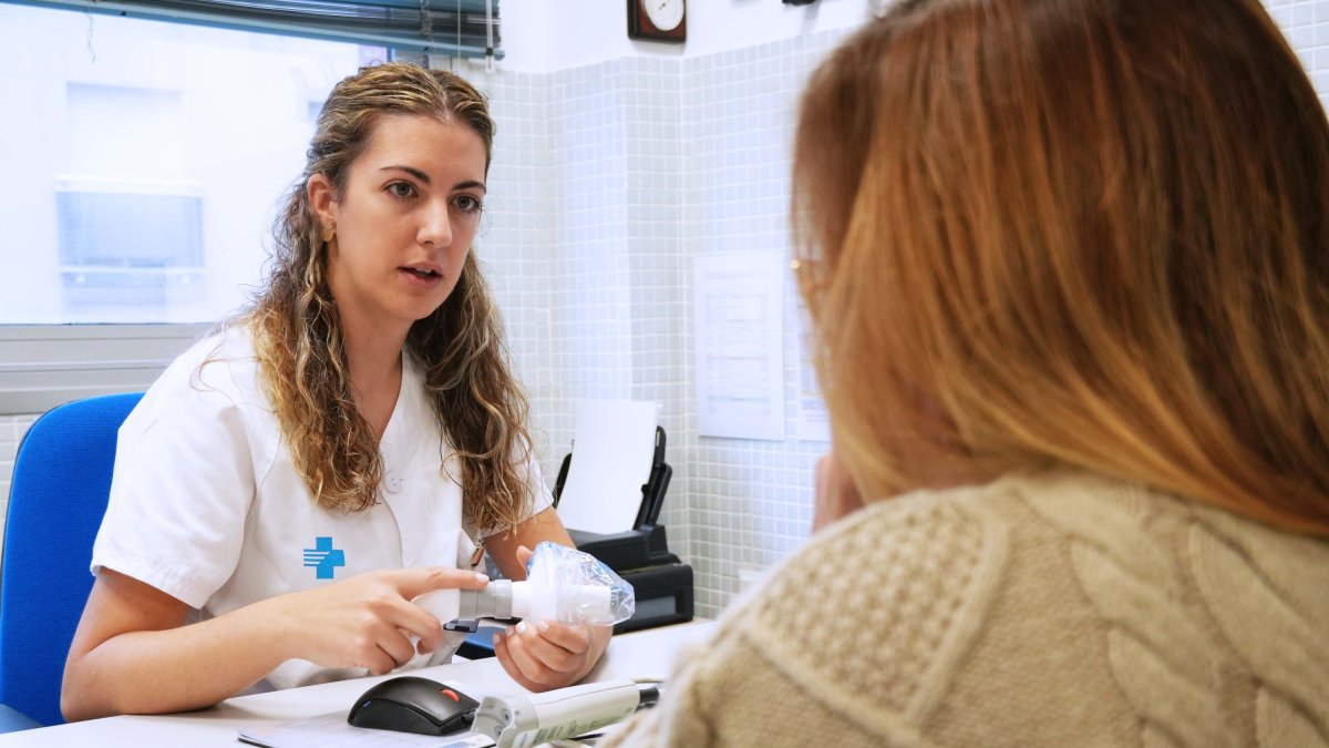 Una participante del estudio MEDISTAR del grupo de investigación ISAC, de la atención primaria del ICS Campode Tarragona.