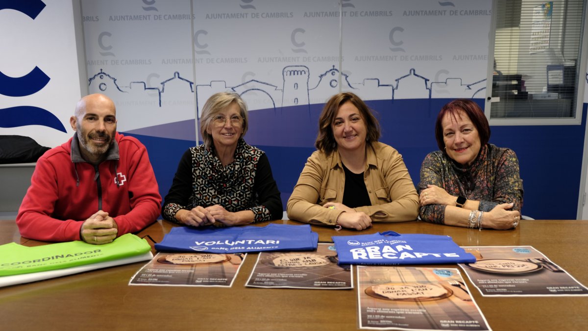 Presentación del Gran Recapte en Cambrils.