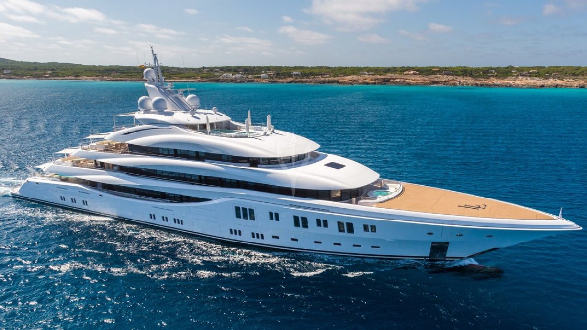 Imagen del yate de lujo 'Lady Lara'.