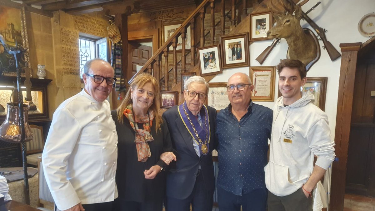 Representantes del Restaurante Càndia de Montbrió del Camp.
