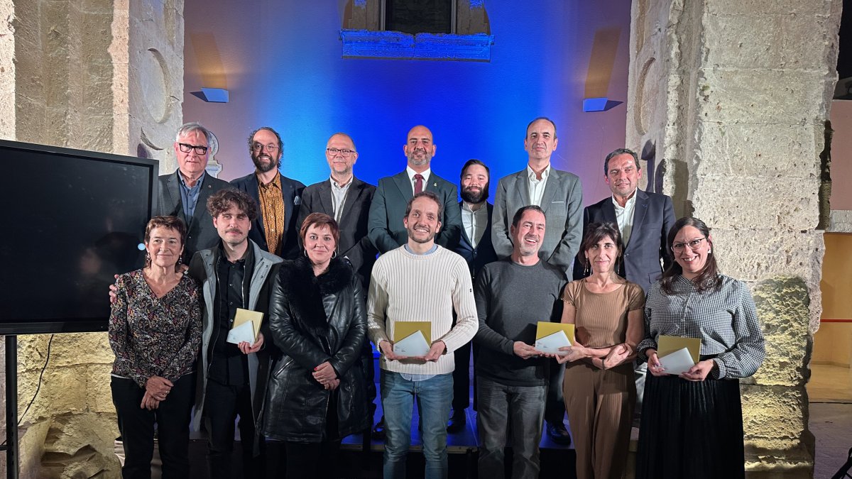 Imagen de los ganadores del Premi de Periodisme Mañé i Flaquer