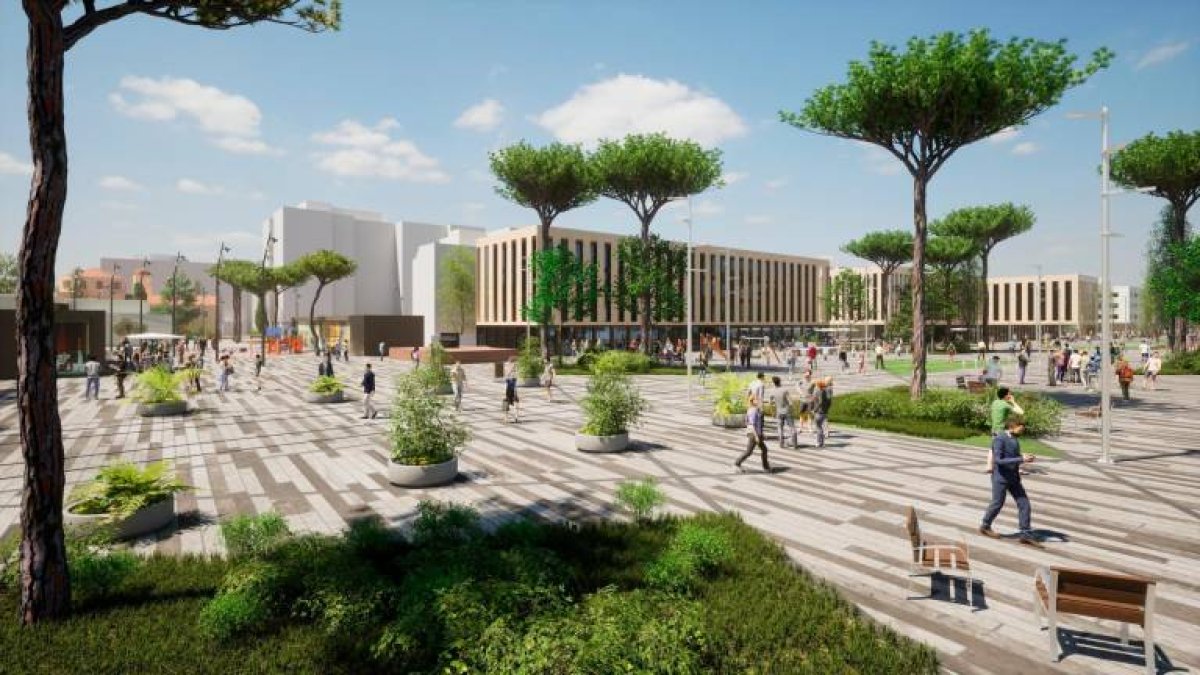 Imatge del projecte de l'Eix Cívic