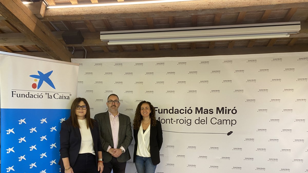 Mas Miró y la Fundación 'La Caixa' han firmado un convenio de colaboración conjunta.