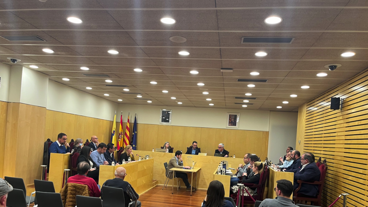 Imatge del plenari de Vila-seca.