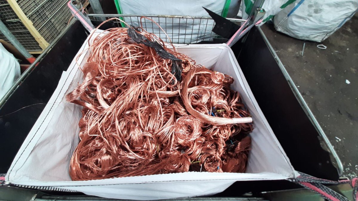 Imatge de coure robat pel grup criminal.